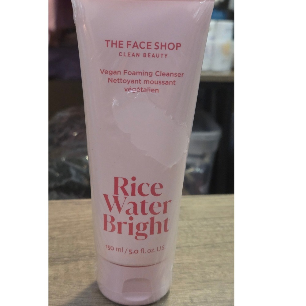 The Face Shop Rice Water Bright Vegan Foaming Cleanser 150ml 5.0 fl oz K-Beauty